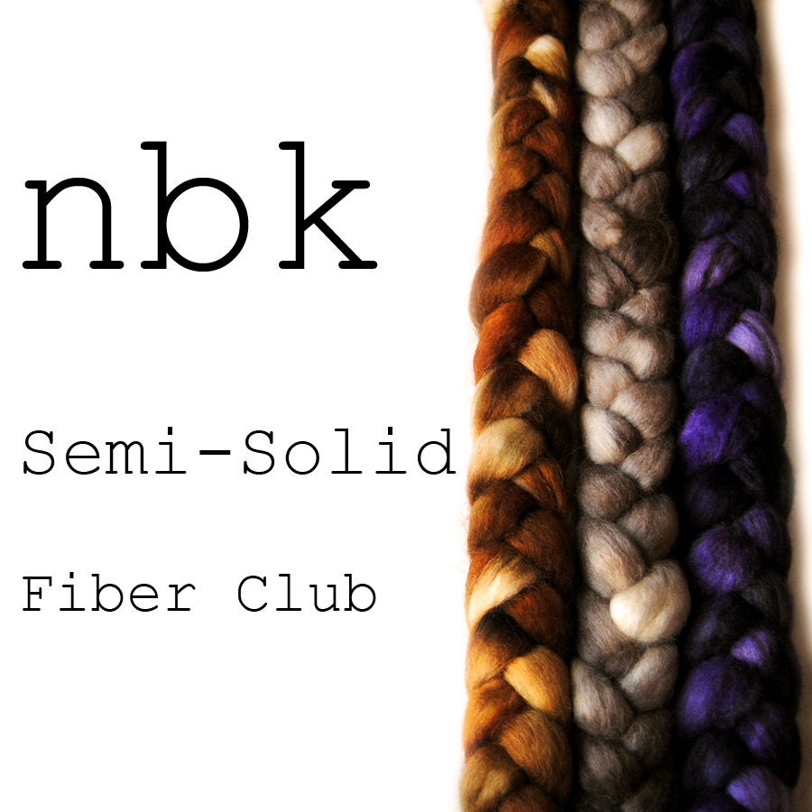 NBK Semi-Solid Fiber Club - 3 Month Subscription July/Aug/Sept 2013