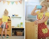 Custom Reversible Apron for Little Girls Pick Your Colors