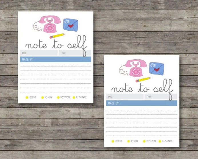 Note To Self . Digital Collection . Mayi Carles