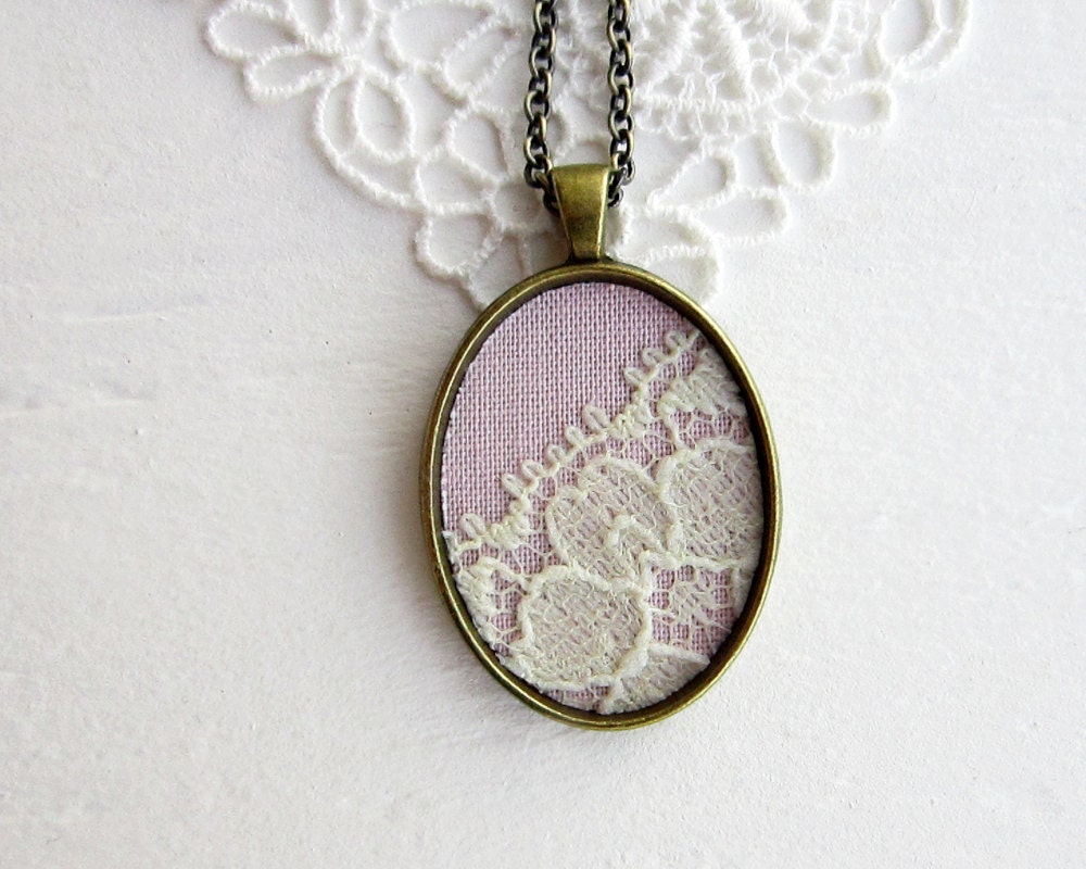 Pink Bridesmaid Jewelry, Light Pink Necklace, Pink Jewelry, Vintage Lace, Pink Wedding Necklace, Custom Set, Wedding Lace Necklace