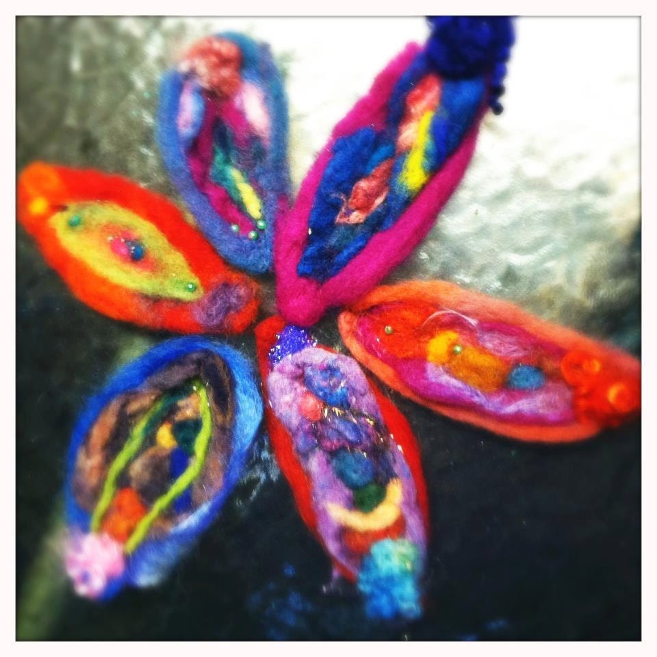 Neddle Felted Yonis.. Made to Order and Free Shipping