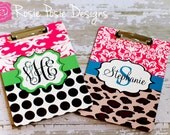 Personalized Monogrammed Clipboard-Design Your Own