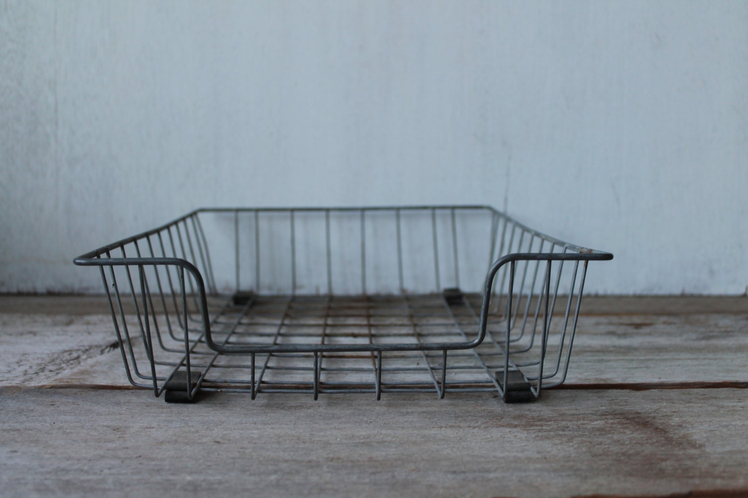 Vintage Metal Paper Tray