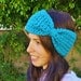 Turquoise Winter Chunky Crochet Headband