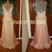 1930s Insp Custom Made Keira Two Tone Plunge Back Godet  Bridal Wedding Evening Silk Long Gown Dress