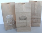 Mason Jar Wedding Candy Bags Favor Boxes Choose Your Own Color 25 pieces