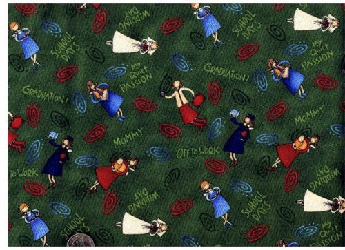 Quilt Fabric Memories And Milestones 1/2 Yard Cotton Womens Tribute Debbi Mumm