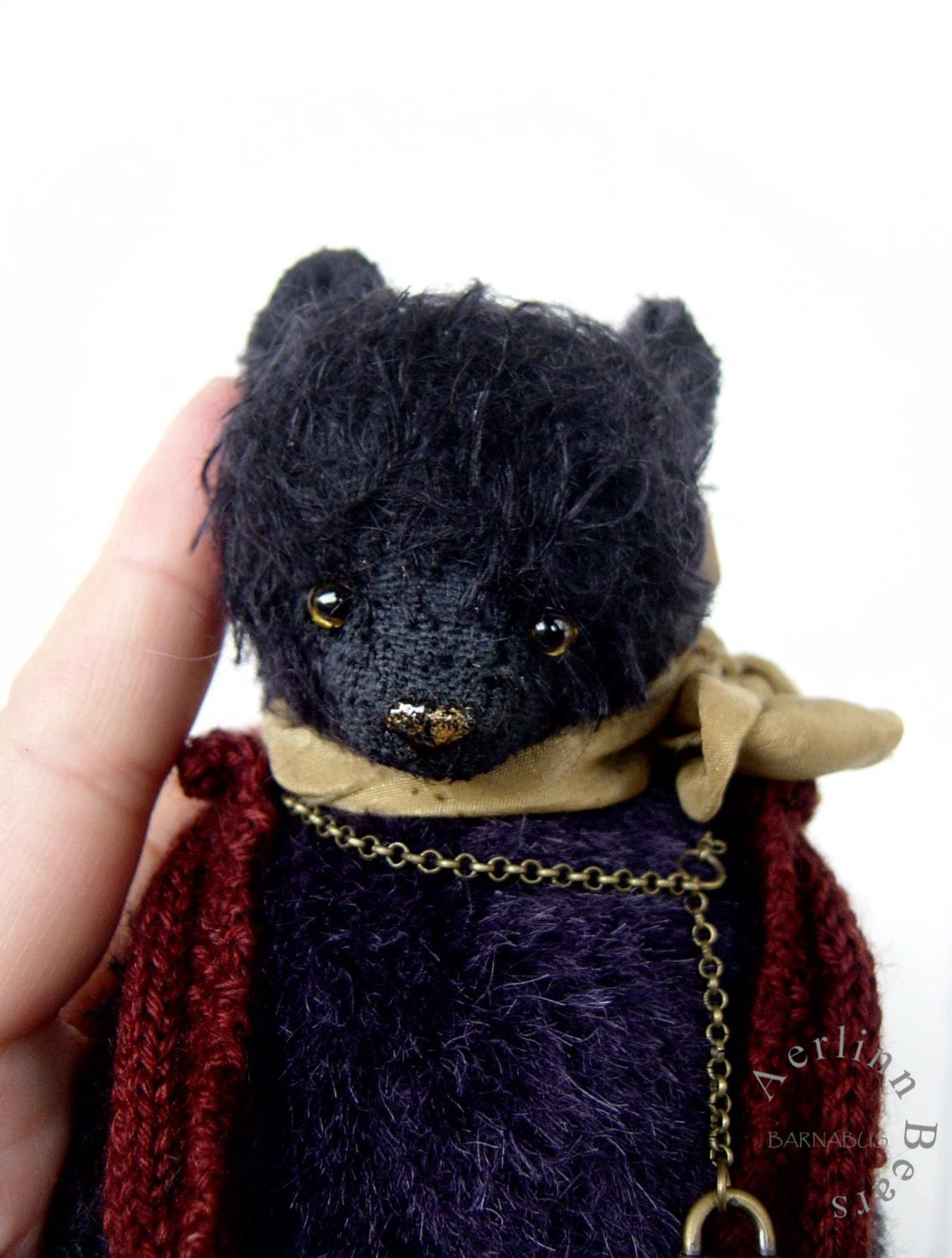 Barnabus, One Of a Kind Mohair/Alpaca  Collectible Artist Teddy from Aerlinn Bears