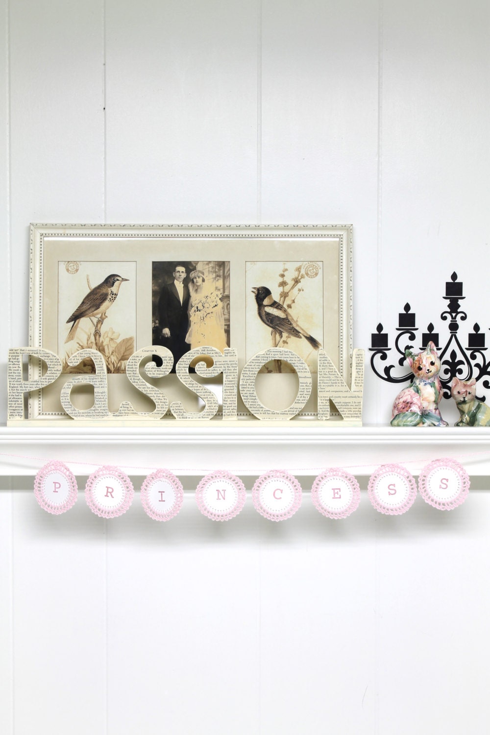 PRINCESS Garland Pink Banner