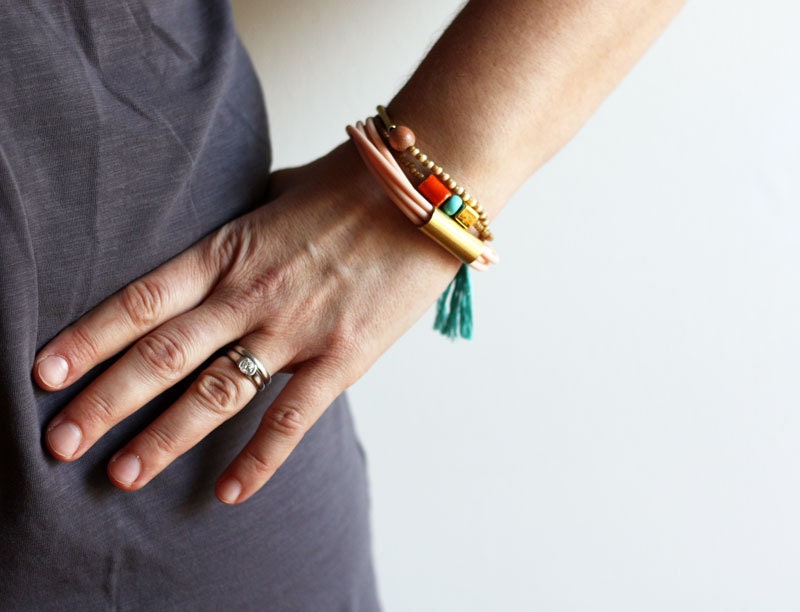 Layering Bracelets - Summer Jewelry - Southwestern Jewelry - Set of 3 Bracelets