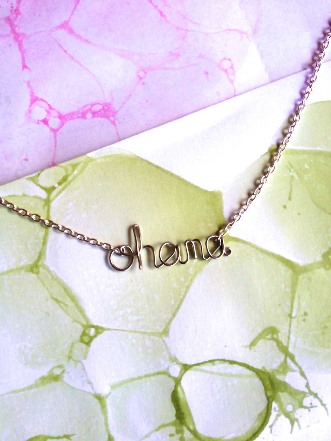 Ohana Necklace - Hawai'ain Family Silver Pendant as neckalce OR bracelet - gift for sister, mother, daughter