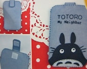 Handmade DIY Felt Plush Craft Kit - TOTORO Gray Phone Case