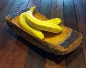 decorative reclaimed barn beam wood bowl, fruit bowl, serving dish
