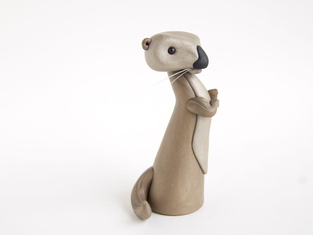 Sea Otter Figurine by Bonjour Poupette