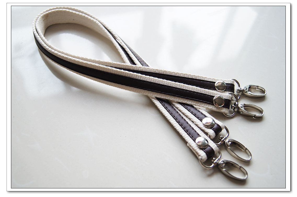a pair of 60cm PU leather purse handles purse making supplies