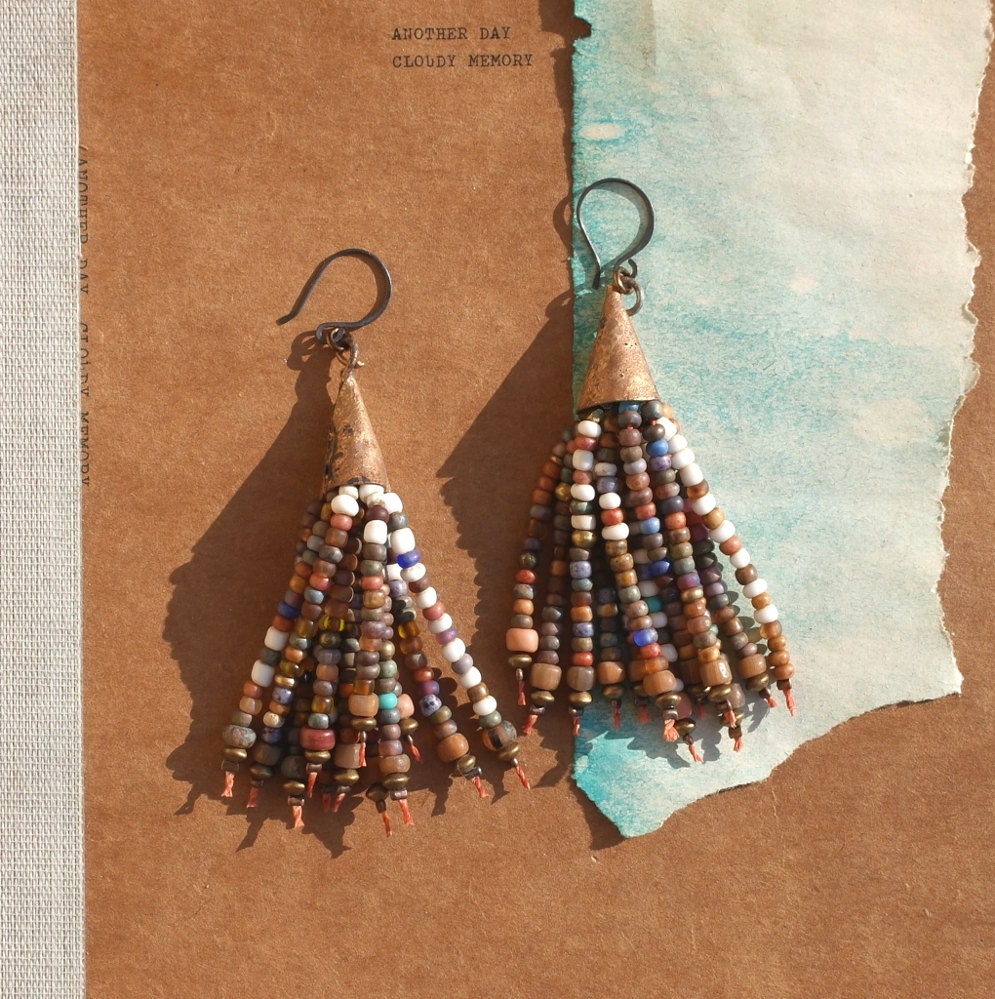 Spring Awakening - natural colors - Earrings