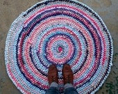 Ice Cream Recycled Rag Rug