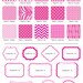 Printable Personalized Mini-Champagne or Wine Bottle Labels by Flair Designery