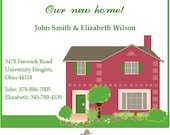 Moving Announcement cards (25) CUSTOM MADE drawing of your NEW House