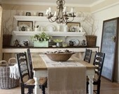 BurlapTable Runner Fringe/Ruffle