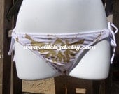 Large LIMITED WHITE triforce eagle Legend of Zelda bikini BOTTOM