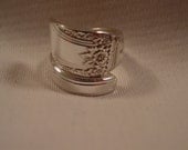 First Love Spoon Ring Any Size 5 1/2 and up First Love Pattern Size 5 1/2 6 7 8 9 10 11 12 13 14 15 t625