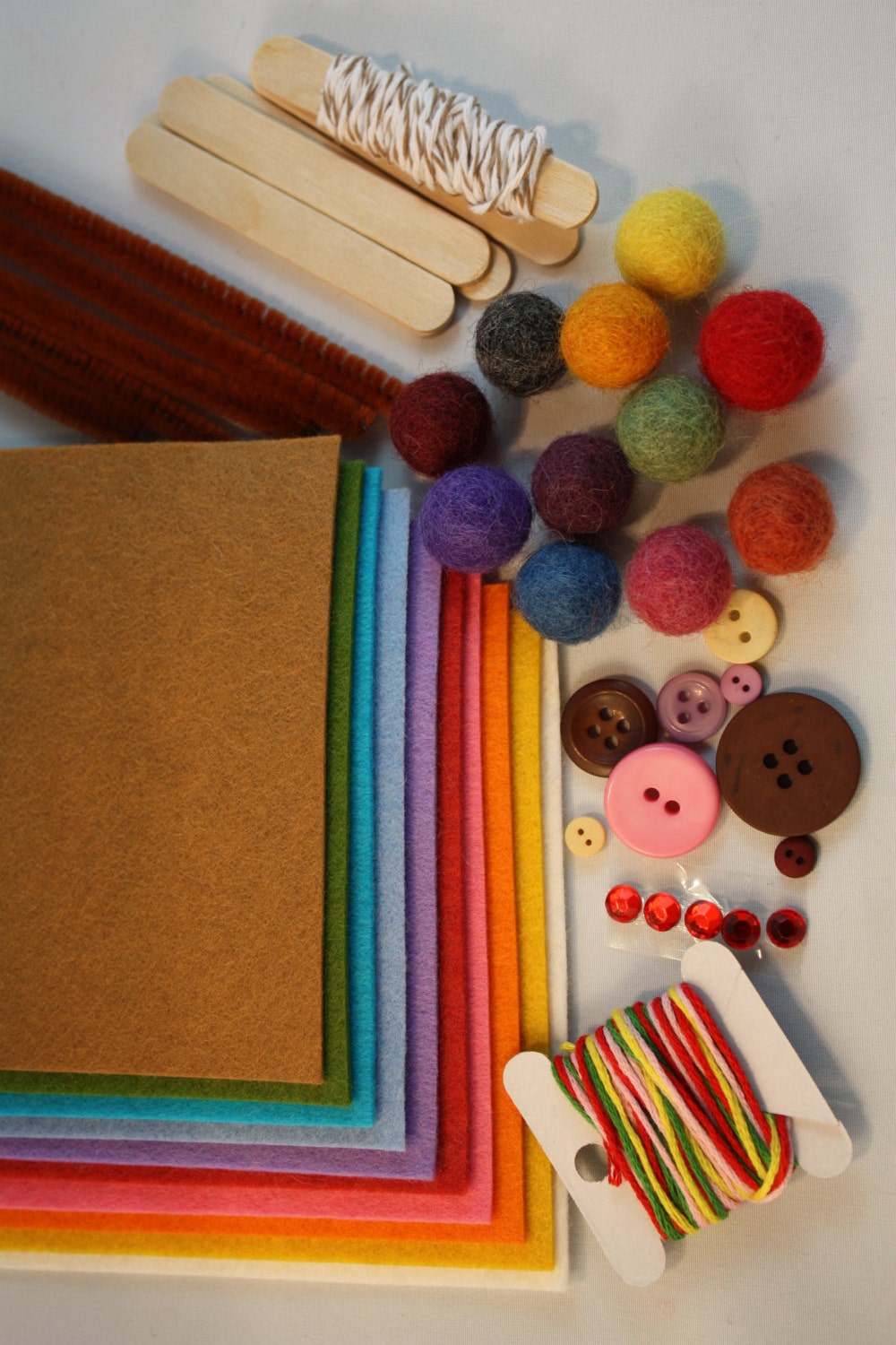DIY craft set with cotton little bag for kids children craft project