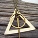 Deathly hallows necklace symbol - My Original Design - Harry Potter