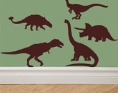 SALE 10% OFF Wall Decal DINOSAURS Vinyl Wall Art  Sale 30 Buckaroos