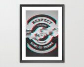 Phony  - Limited Edition 3D Quote Art Print (MEDIUM - A3)