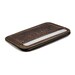 RETROMODERN aged leather Credit Card wallet - - DARK BROWN
