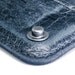 RETROMODERN aged leather iPhone wallet - - BLACK MARINE