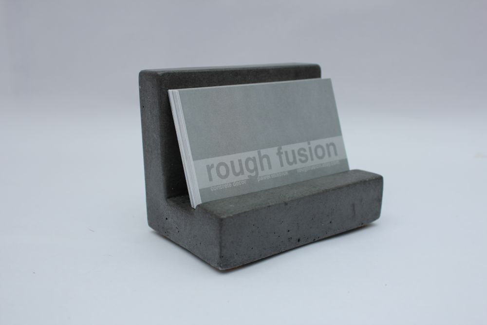 Concrete Business Card Holder