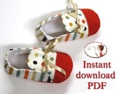 Instant download Sewing Pattern. Baby Paul Shoes. Booties pattern. Boy pattern, Baby shoes