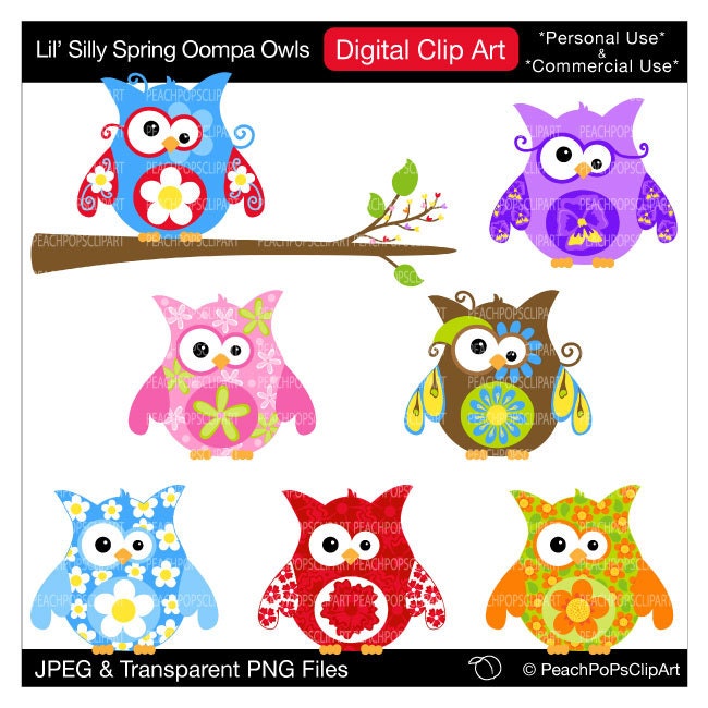 spring owl clip art - photo #7