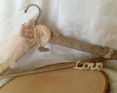 Rustic Country Chic Bridal Hanger
