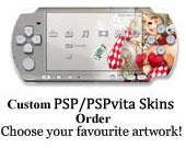 CustomPSP Vita/PSP Decal Sticker Skin - You choose the artwork