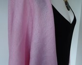 Soft Pink Jacket Pashmina Scarf Wrap Cashmere & Silk