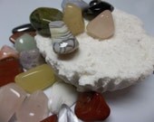 Chakra Bath Bomb Cherry Lotus With Charging Stone For Crystal Energy