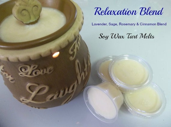 Relaxation Soy Candle Tart Melts Yoga Reiki Manifesting Wax Melts For Metaphysical and New Age Intention