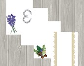 Modern Camp / Country - Printable Tags / Favor Tags / Stickers