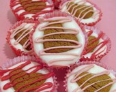 Hearts Natural Organic Grain Free Gourmet Dog Heart Peanut Butter Cups Candy Treat Love Gift