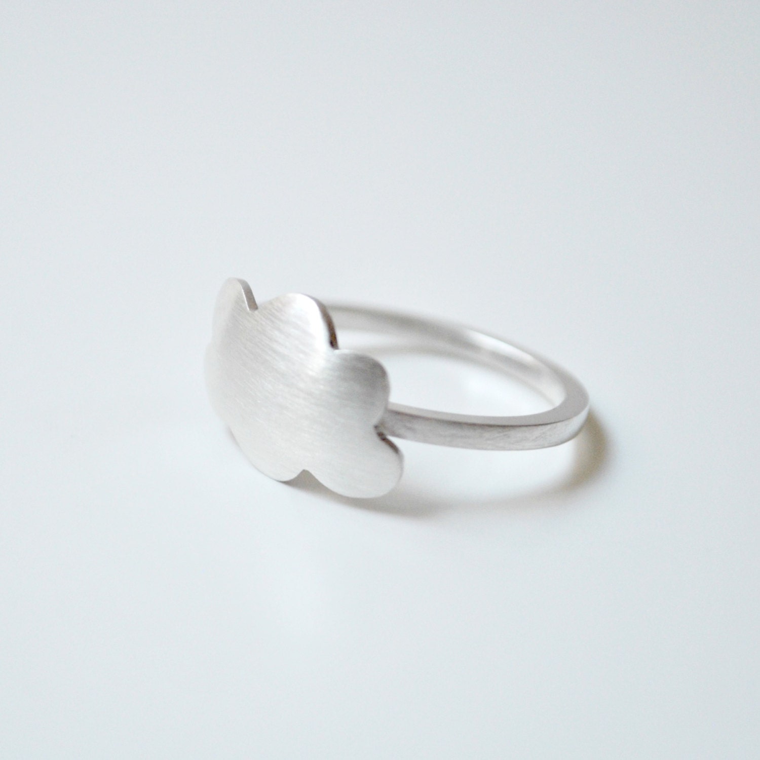 Silver Cloud Ring in Sterling Silver - Whimsical Jewelry for Her