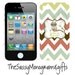 Personalized PLASIC iphone 4 and 4s case -  Vintage Owl Design- custom made - create your own