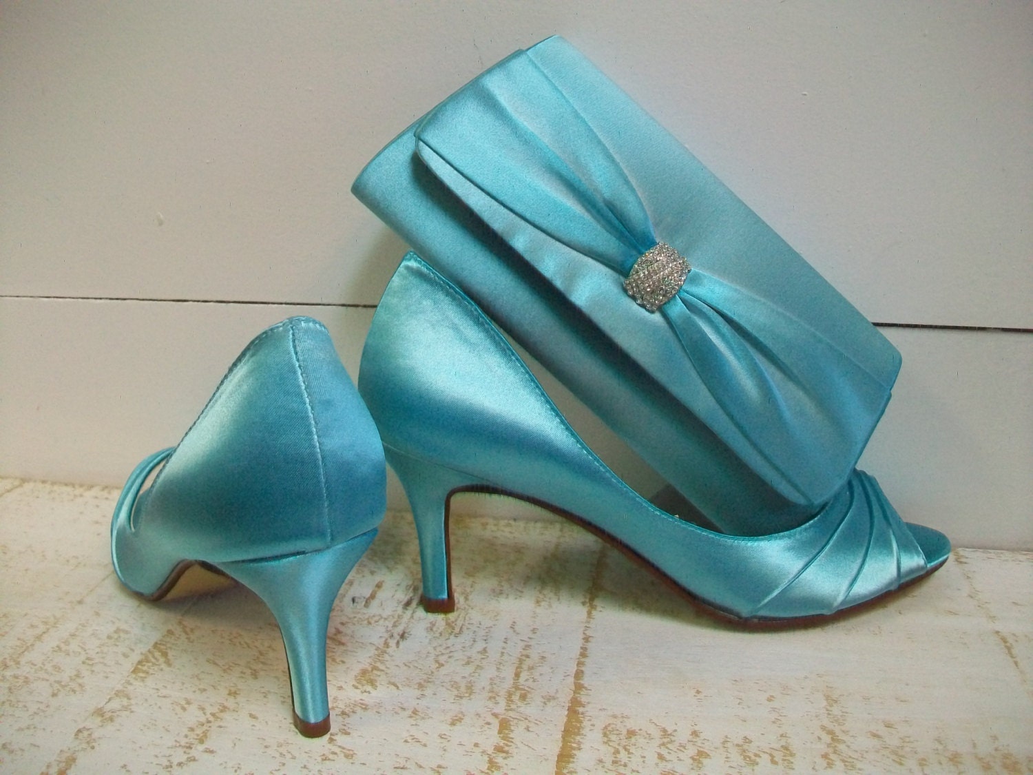 Matching Shoes And Clutch Wedding Accessories