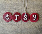 Personalized Bridesmaid Monogram Necklaces, Initial Pendant, Jewelry Set of 3 or 4