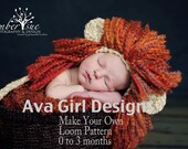 Baby lion hat knifty knitter loom pattern 0 to 3 months