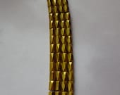 Metallic Gold Magnetic Hematite Beads, 50 Magnetic Hematite Beads