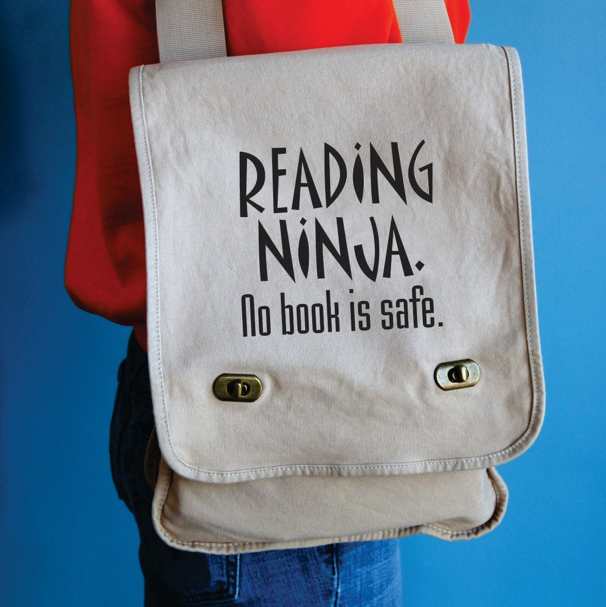 reading ninja messenger bag