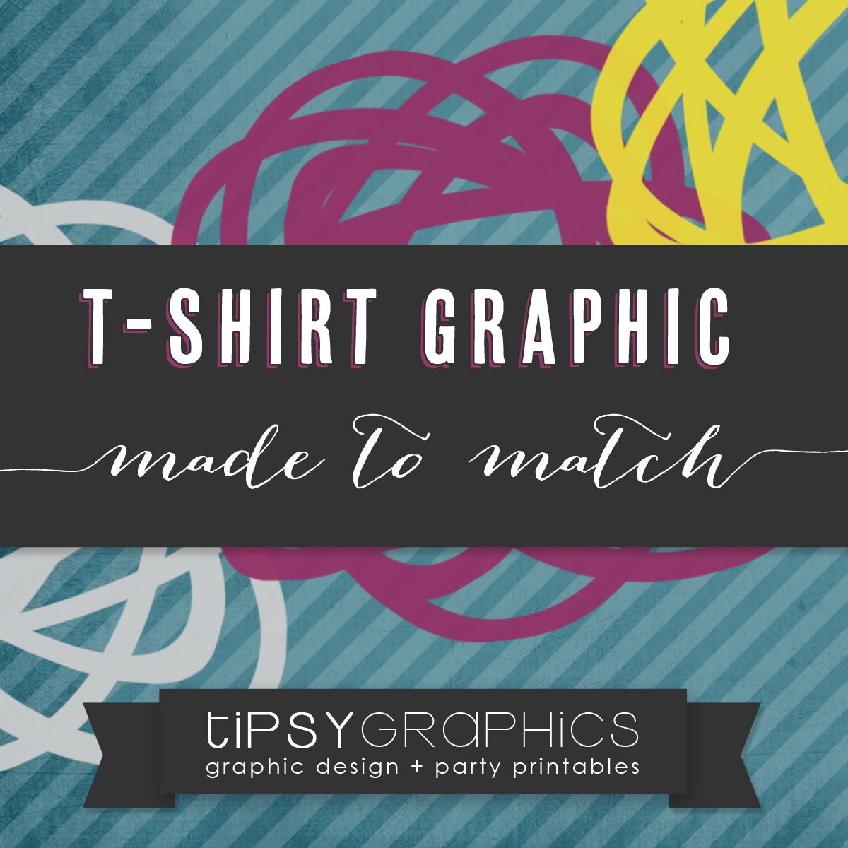 T-Shirt Graphic. Printable ADD ON. Made to Match any Tipsy Graphics Design Il_570xn